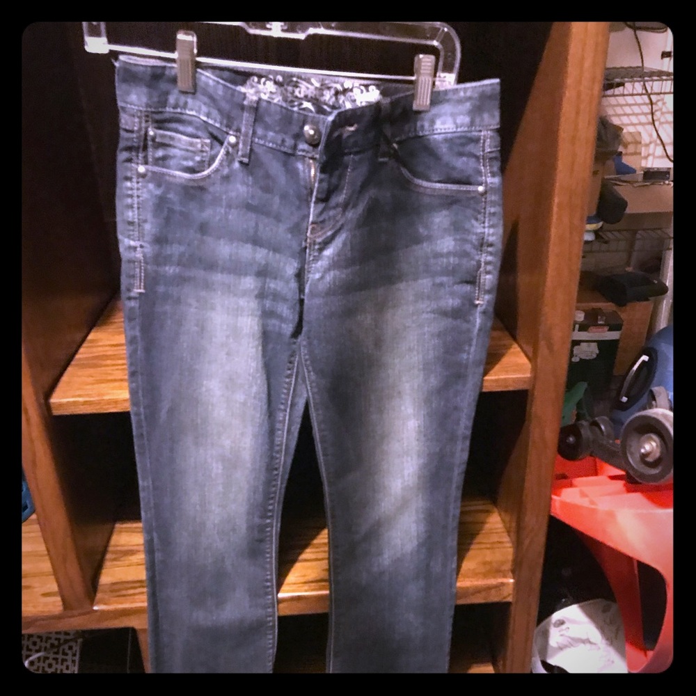 Express Barely Boot Jeans